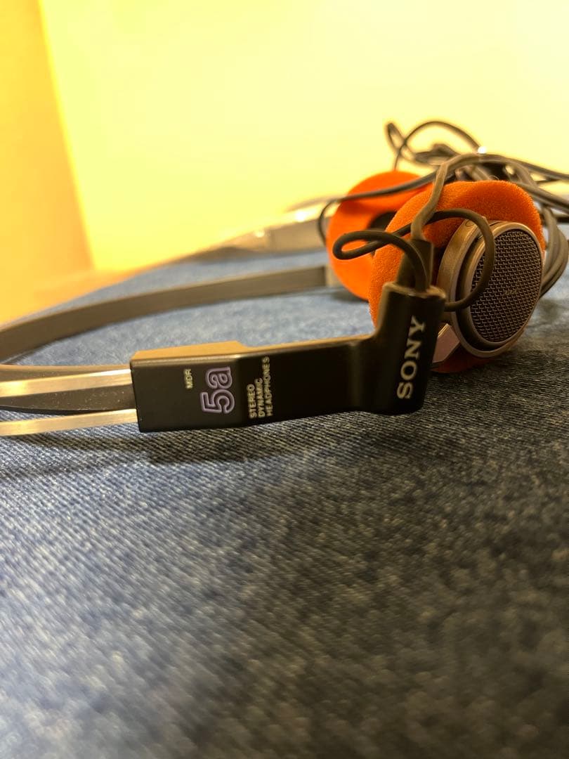 SONY MDR-5a ステレオ ヘッドホン stereo headphones
