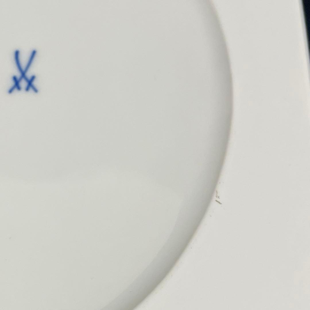 ・マイセン・忘れな草・陶板画・１８×１５・栞付き・箱入り・Meissen・