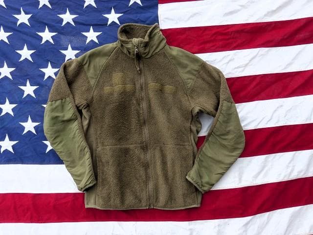 米軍実物　ポーラテックフリースジャケット　XS-R　コヨーテ　ECWCS　155