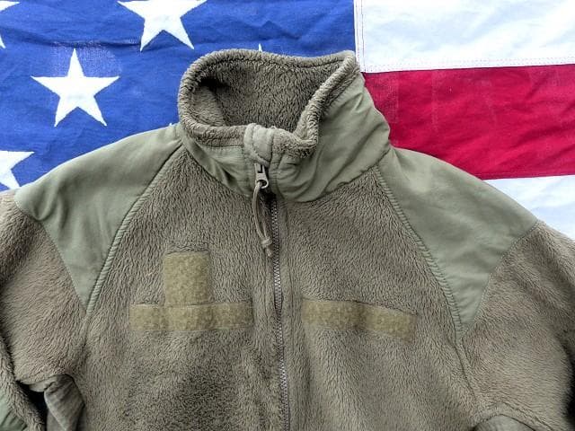 米軍実物　ポーラテックフリースジャケット　XS-R　コヨーテ　ECWCS　155