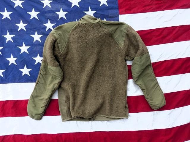 米軍実物　ポーラテックフリースジャケット　XS-R　コヨーテ　ECWCS　155