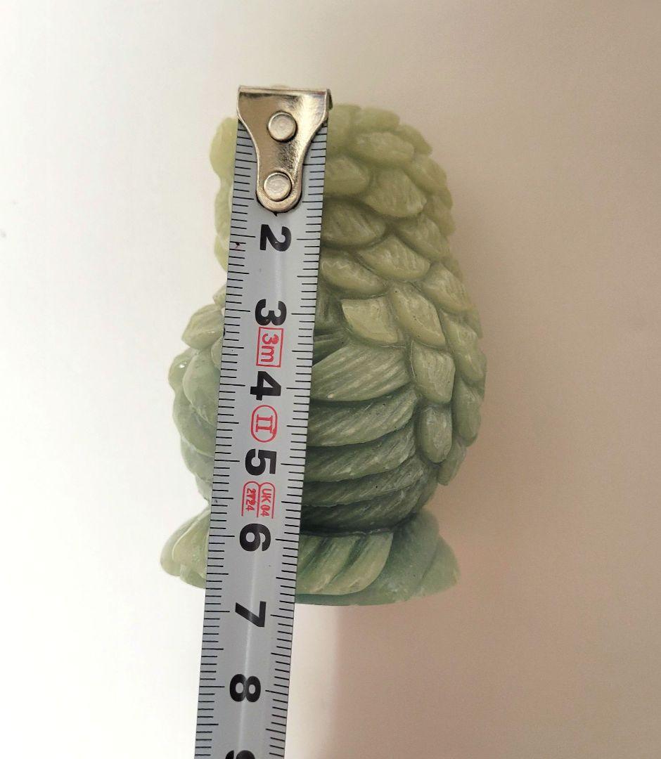 翡翠？　ひすい？　フクロウ　梟　飾り物