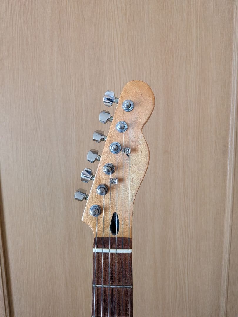 テレキャスタータイプ エレキギター クリーム色