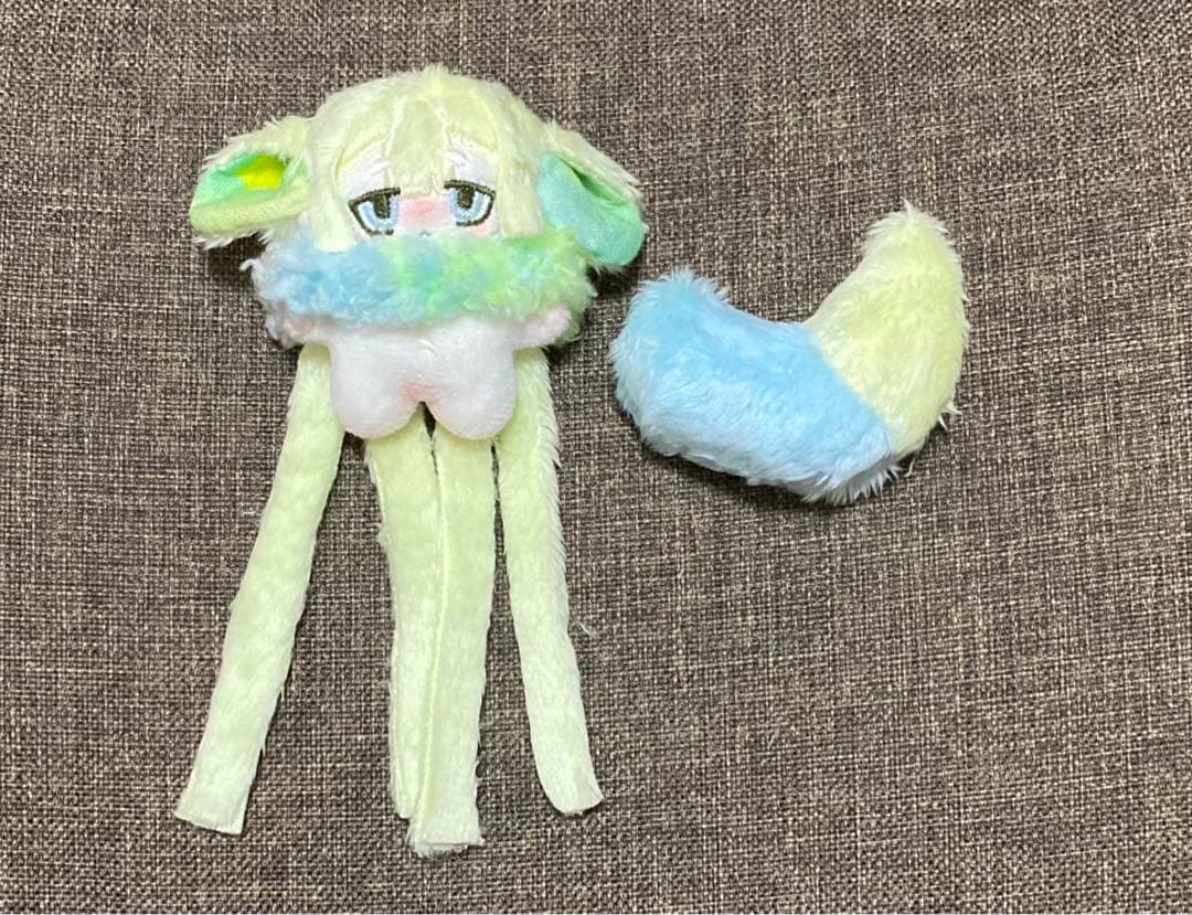 自作ぬいぐるみ・黄緑の子