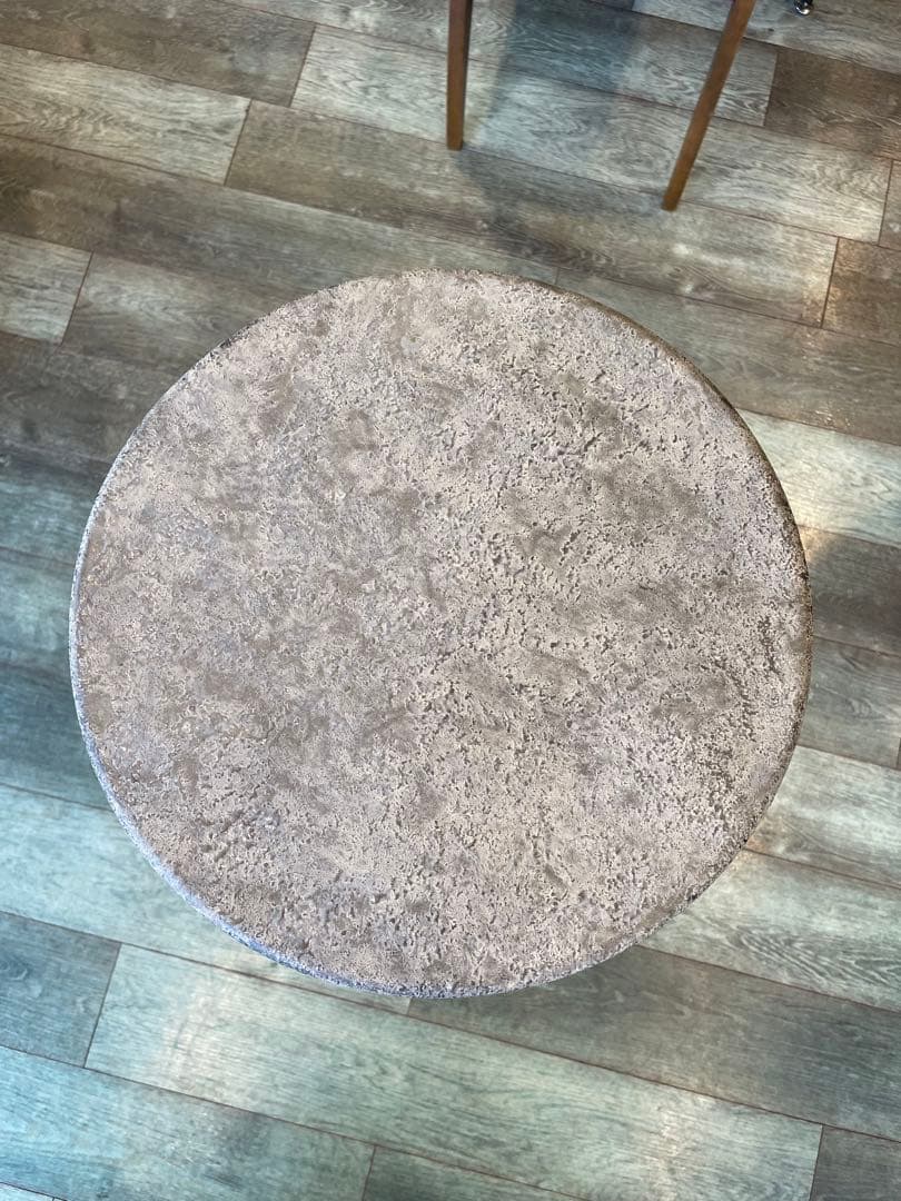 スタンド　L 花台　スチール　アンティーク　置物