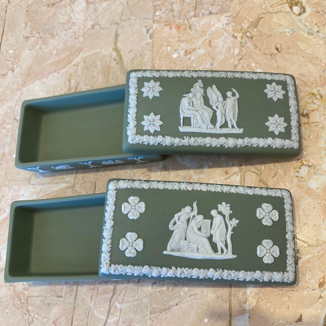 ウェッジウッド ジャスパー 小物入れ２個セット