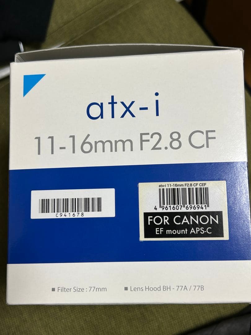 Tokina atx-i 11-16mm F2.8 キヤノンAPS-C/EF