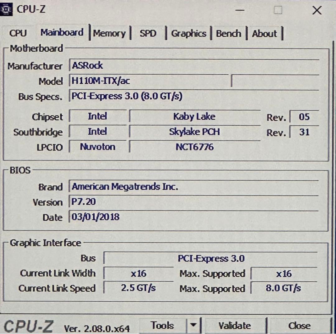 【最終値下げ】省スペース自作PC ITXサイズ 第7世代i5 GTX750搭載