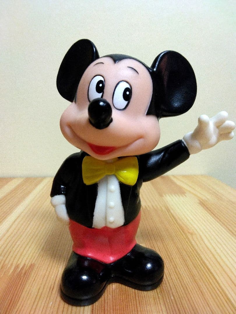 ディズニー ミッキー ミニー 貯金箱 フィギュア レトロ