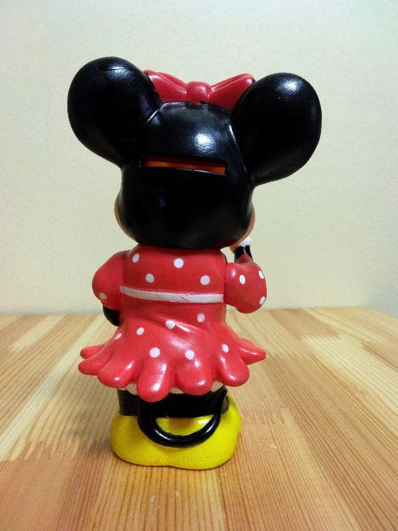 ディズニー ミッキー ミニー 貯金箱 フィギュア レトロ