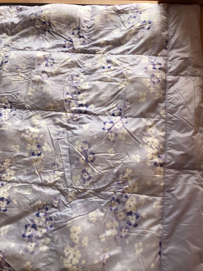 (未使用品)京都西川羽毛肌掛けふとん