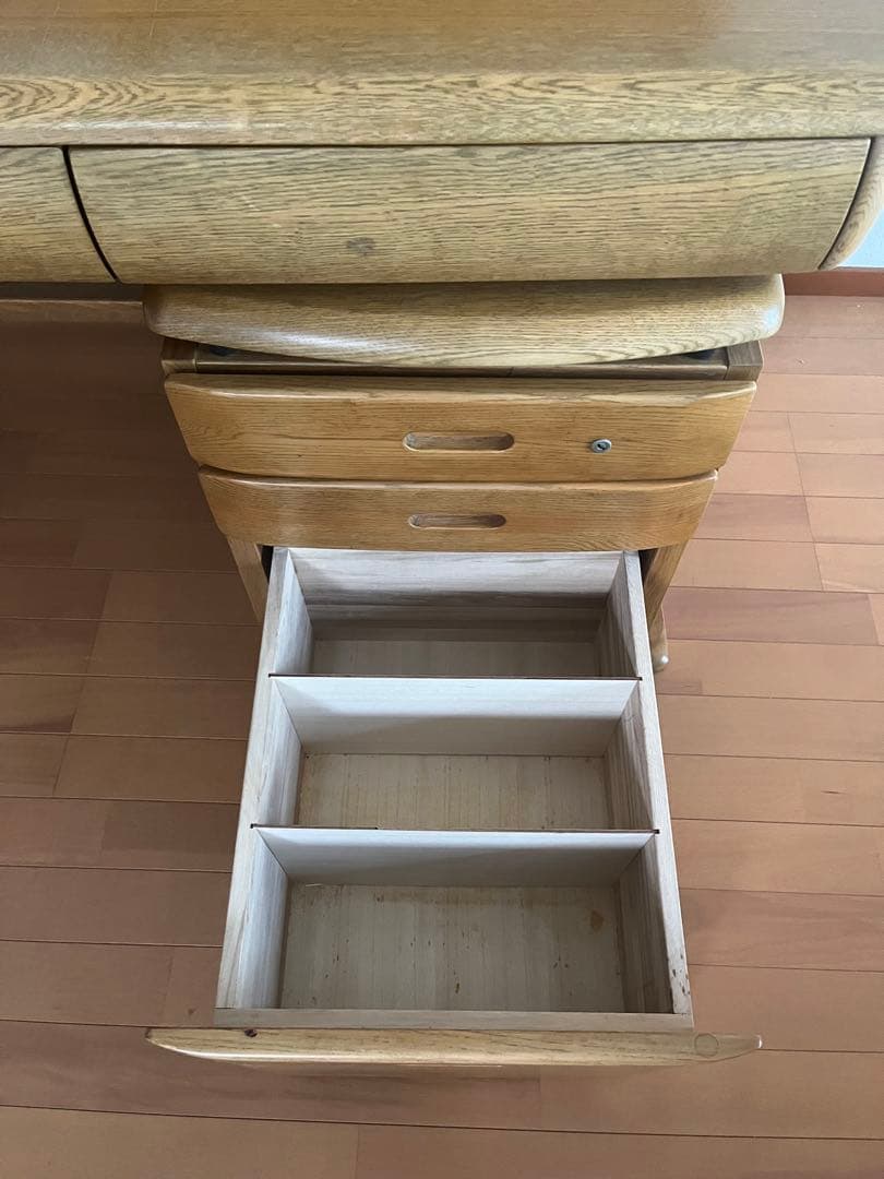 【お値下げ！！】学習机 天然木