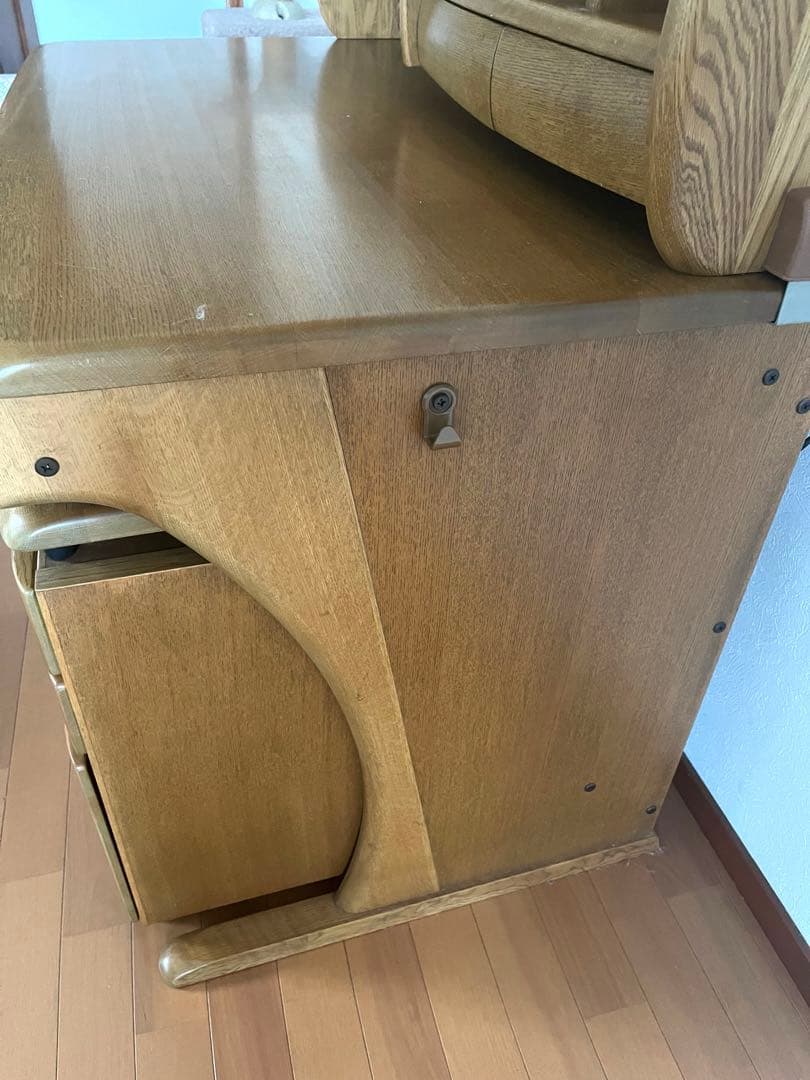 【お値下げ！！】学習机 天然木