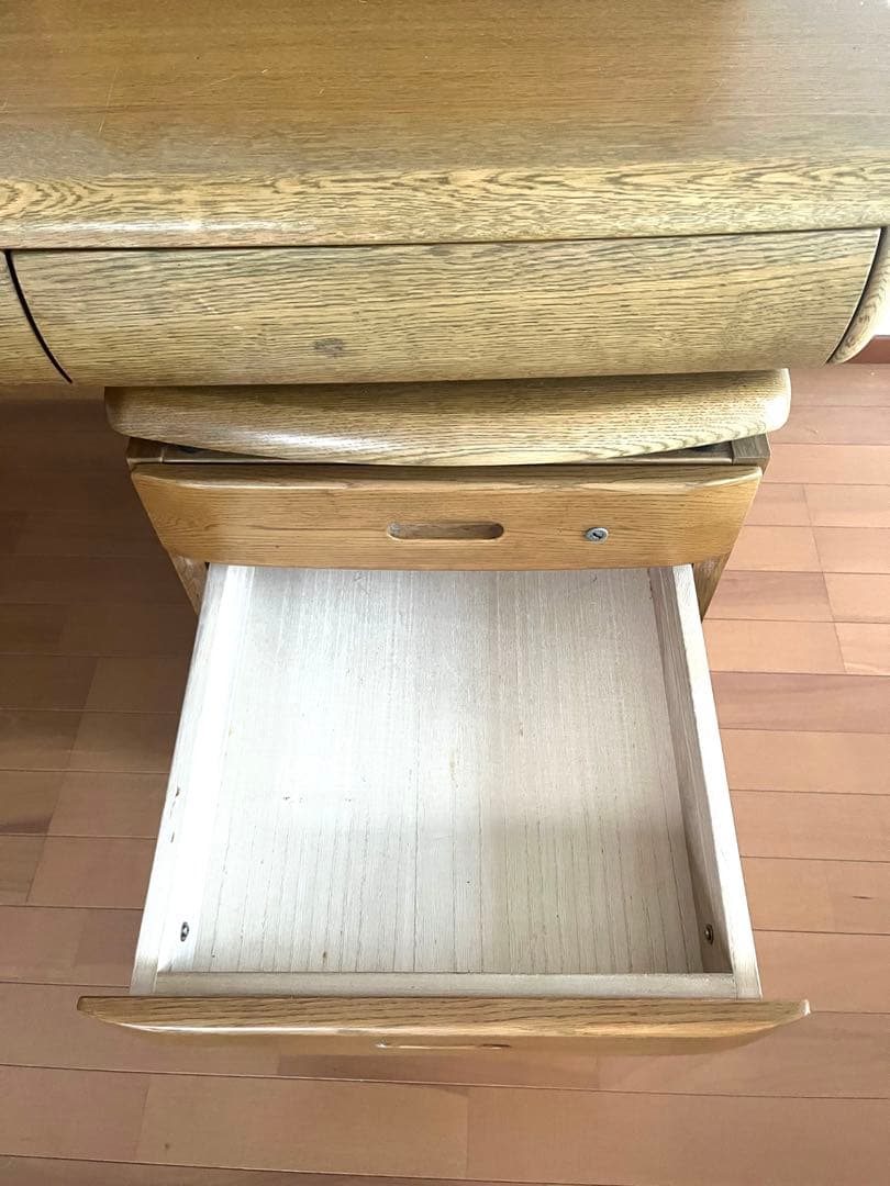 【お値下げ！！】学習机 天然木