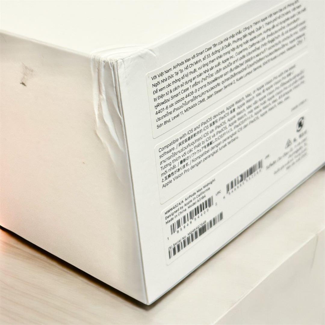 【中古・美品】AirPodsMax 第二世代ミッドナイト キズあり保証残りあり