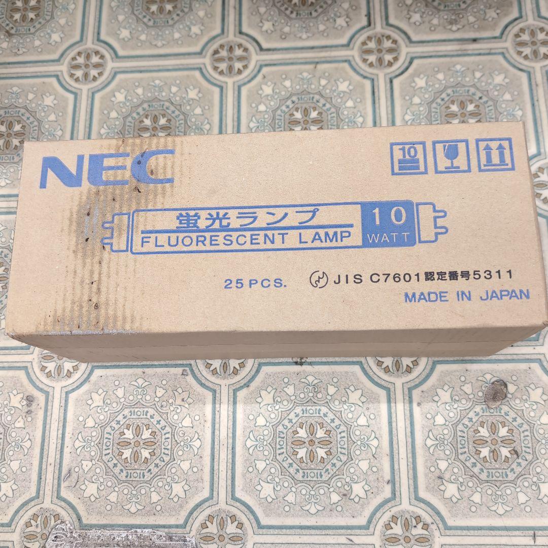 NEC FLUORESCENT LAMP 10W 25本入り　白色