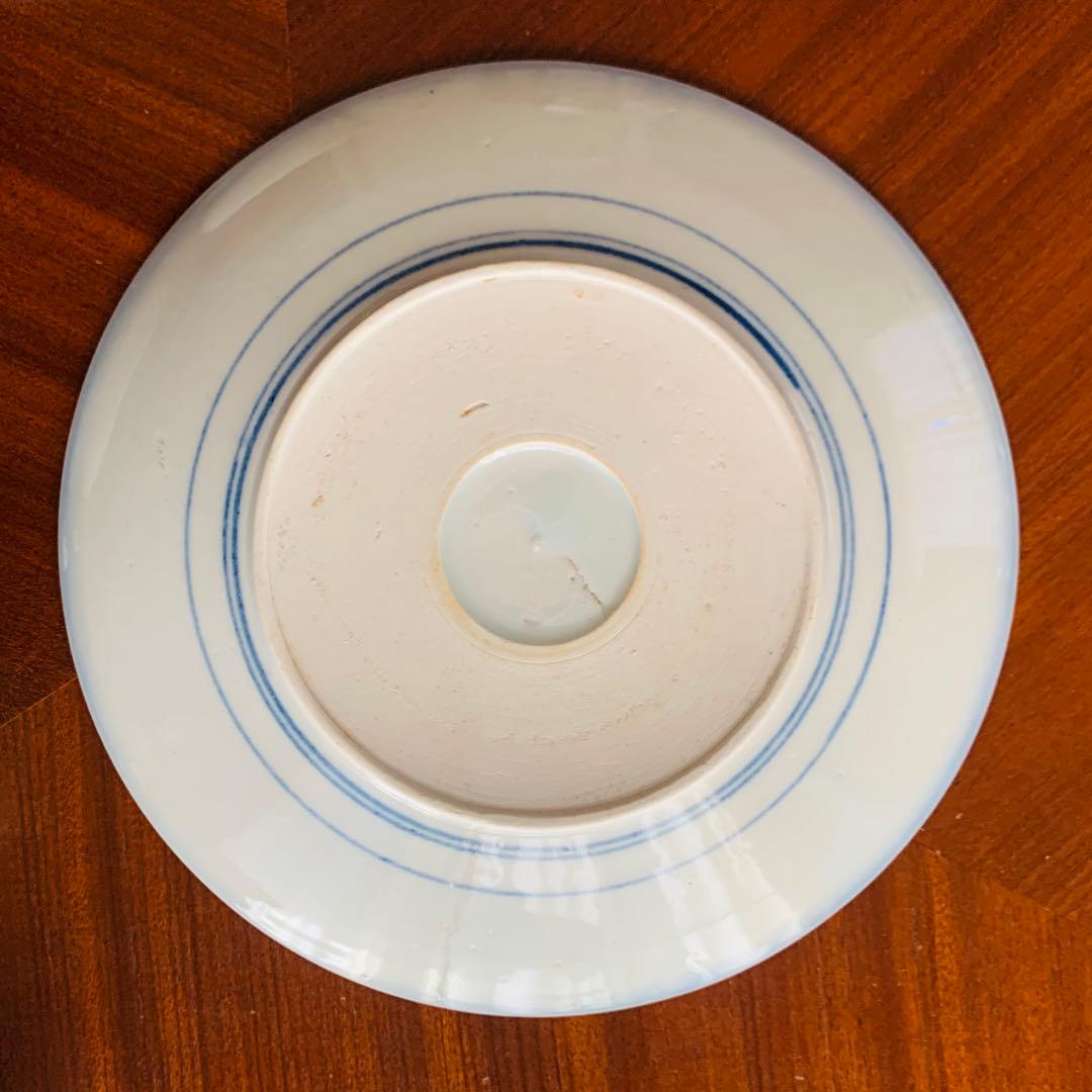 古伊万里　染錦　金彩　レトロ　ヴィンテージ アンティーク　プレート　皿