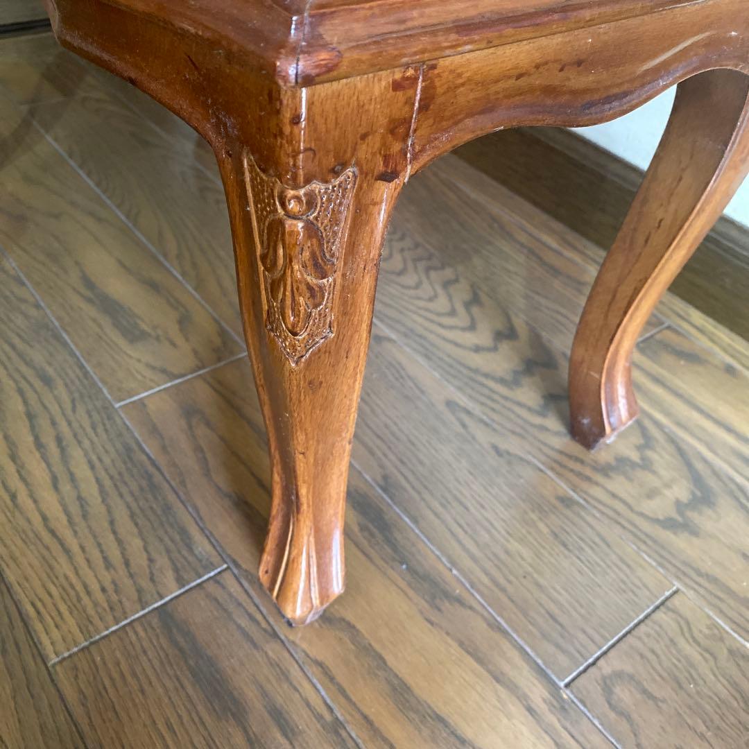 イタリア製 アンティーク ロココ調　象嵌細工 猫脚 3段チェスト　クラッシック