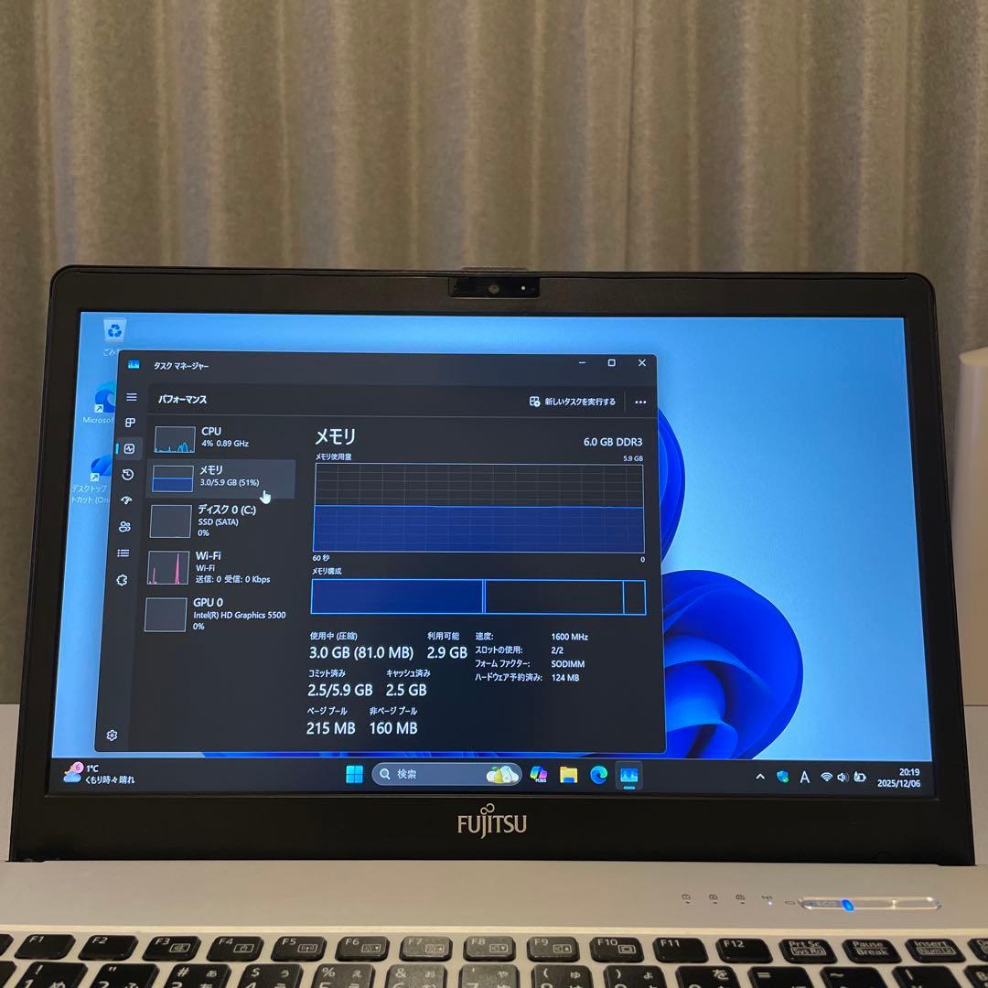 富士通　Fujitsu LIFEBOOK ノートPC