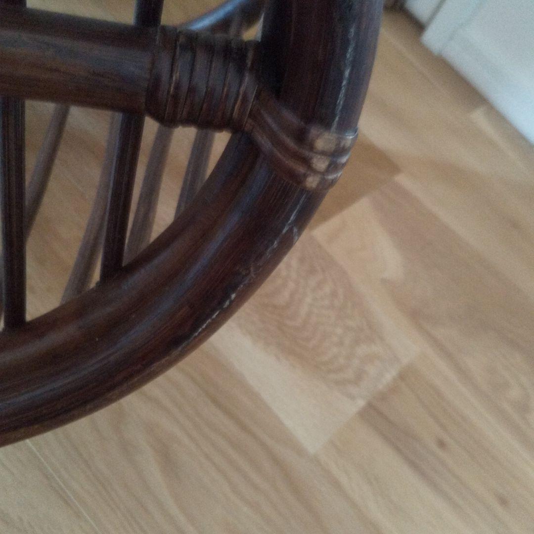 レア品❗️カーブが美しい！飴色ラタンマガジンラック❗️