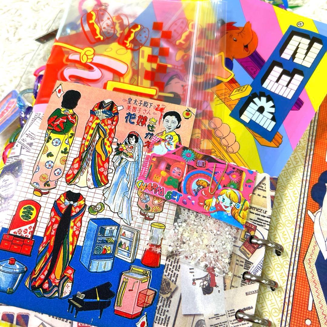 1046 おすそ分けファイル　A5クリアバインダー おもちゃ箱『特大号』