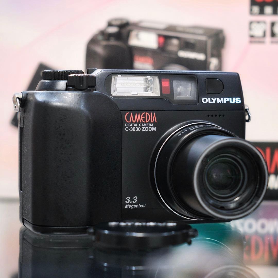 極美品 箱付き 平成レトロ Y2K OLYMPUS C-3030 ZOOM