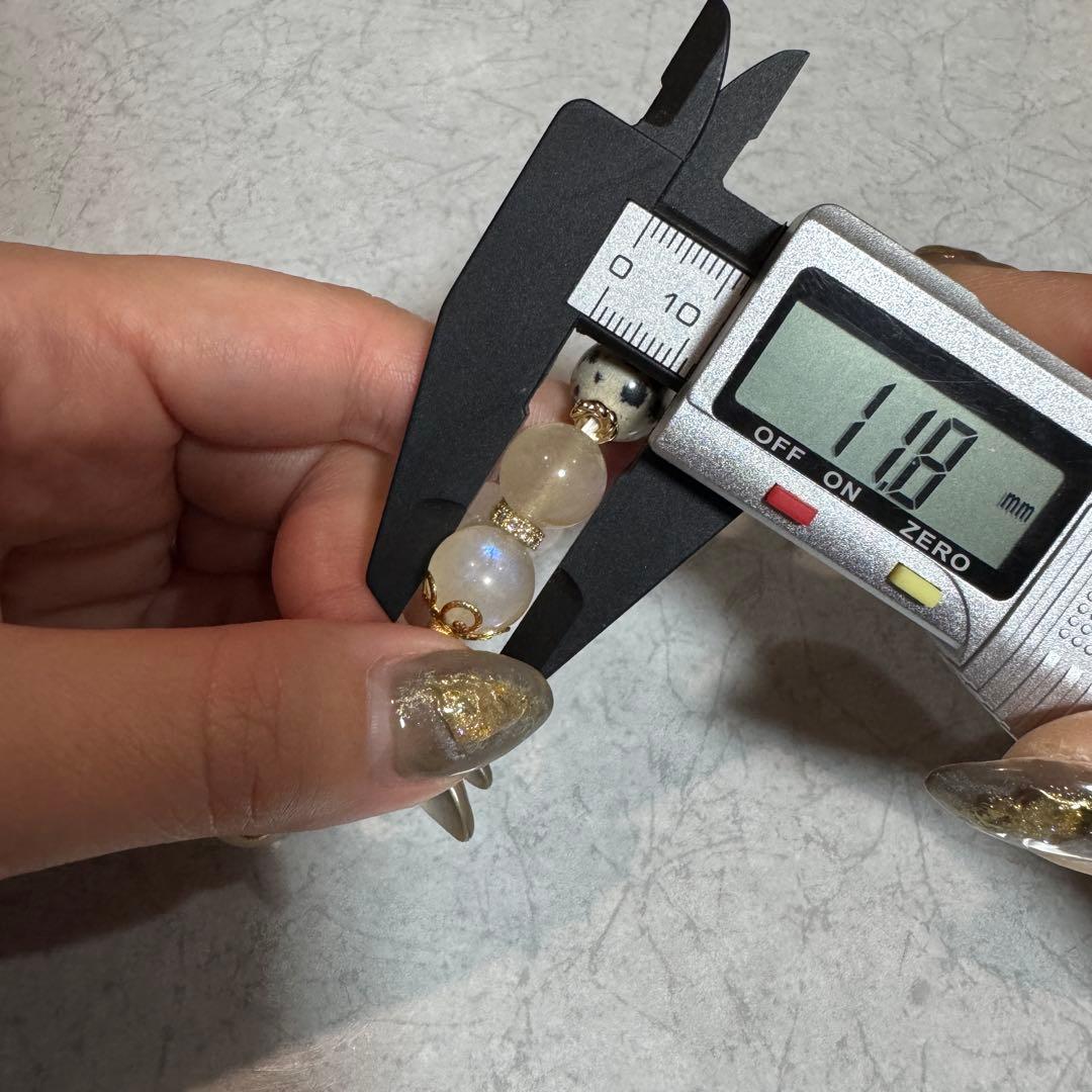 セール　天然石　ハンドメイドブレス　デンドリティック　デンドリ　クォーツ　ハート