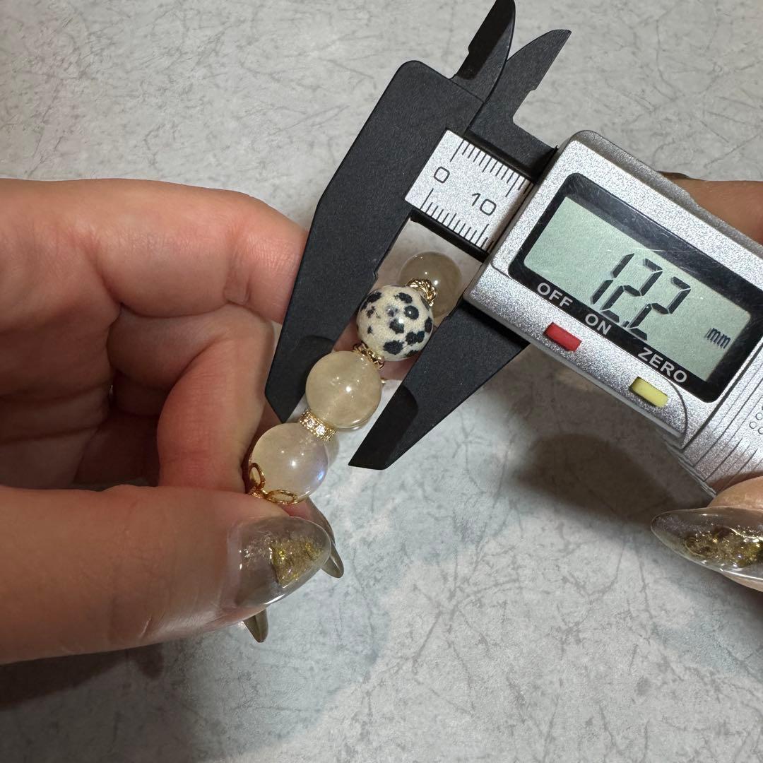 セール　天然石　ハンドメイドブレス　デンドリティック　デンドリ　クォーツ　ハート