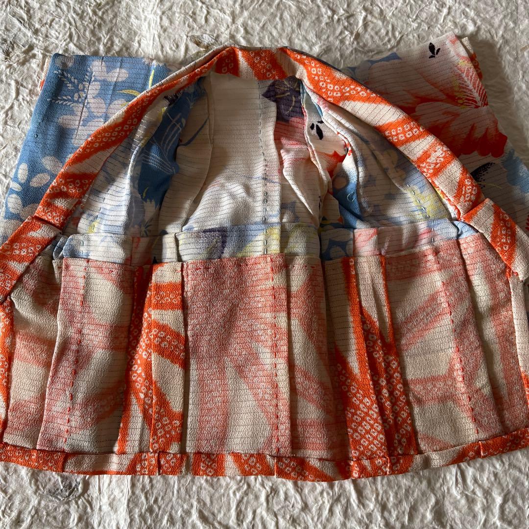 古布　呂ちりめん　人形の着物　3号　2612507