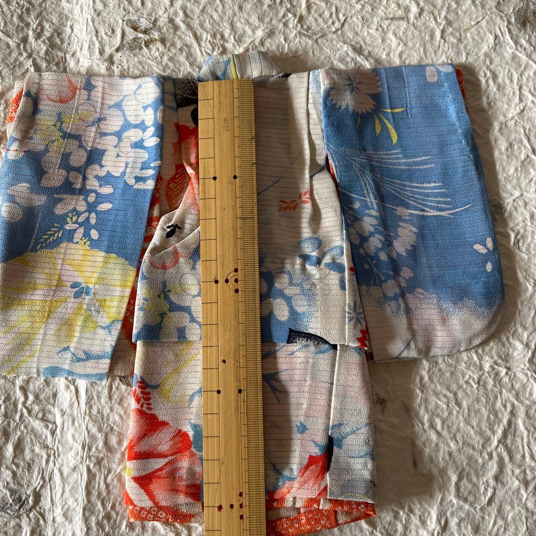 古布　呂ちりめん　人形の着物　3号　2612507