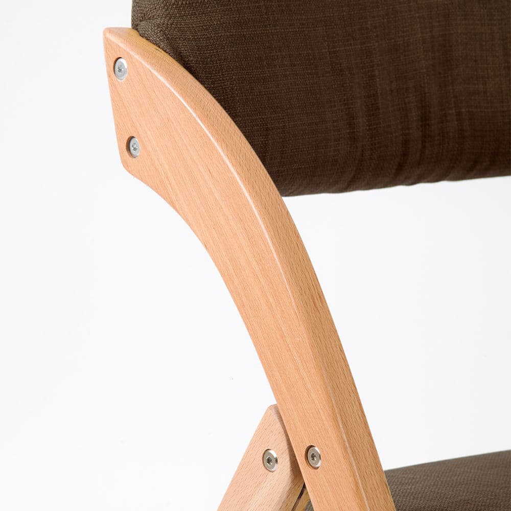 折りたたみチェア チェア 木製 椅子ダイニングチェア 人気 北欧【ブラウン】