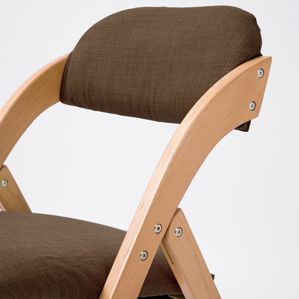 折りたたみチェア チェア 木製 椅子ダイニングチェア 人気 北欧【ブラウン】