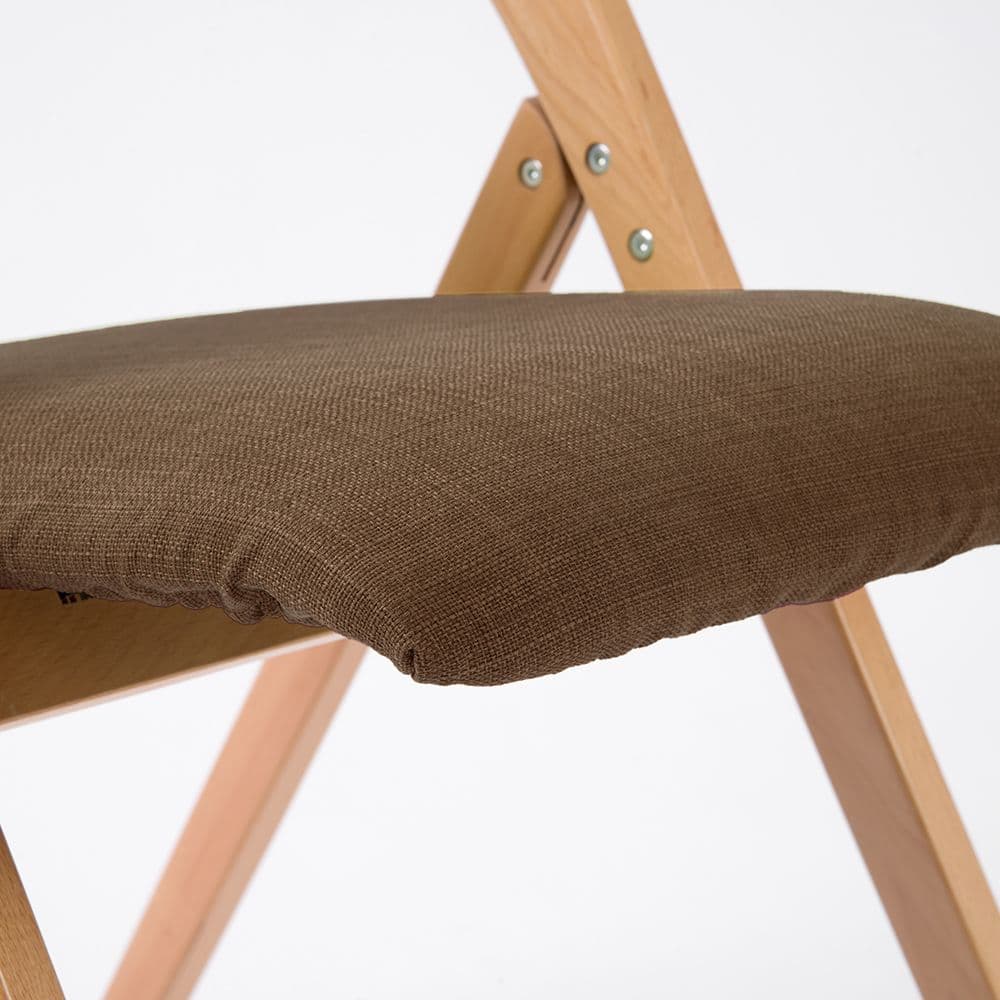 折りたたみチェア チェア 木製 椅子ダイニングチェア 人気 北欧【ブラウン】