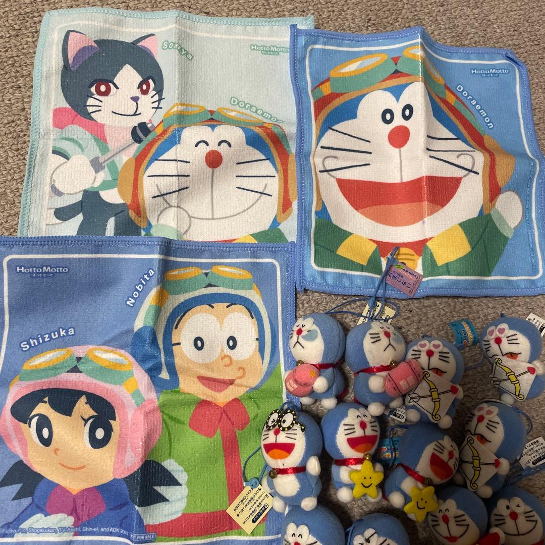 ドラえもん　ハンカチ　マスコット　ストラップ　フィギュア　まとめ売り