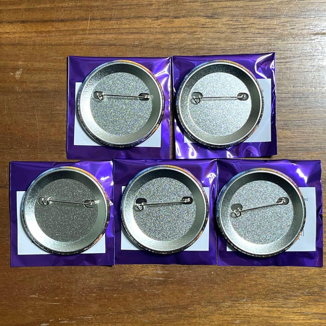 鬼滅の刃 無限城編　 冨岡義勇　缶バッジ 5個セット　新品未使用