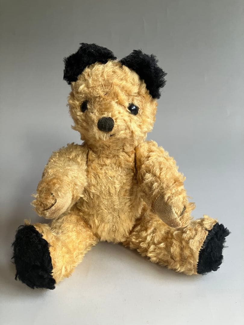 アンティーク　小さめスーティー　テディベア　SOOTY Teddy Bear