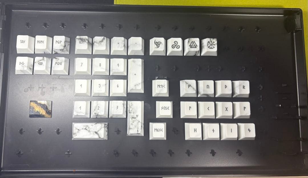 Traitors Eternity 108キーキャップセット 大理石調