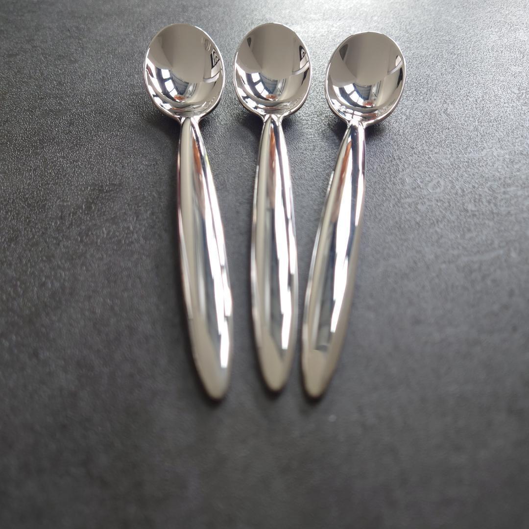 希少 美品 クリストフル ドロップ コーヒースプーン 3点
