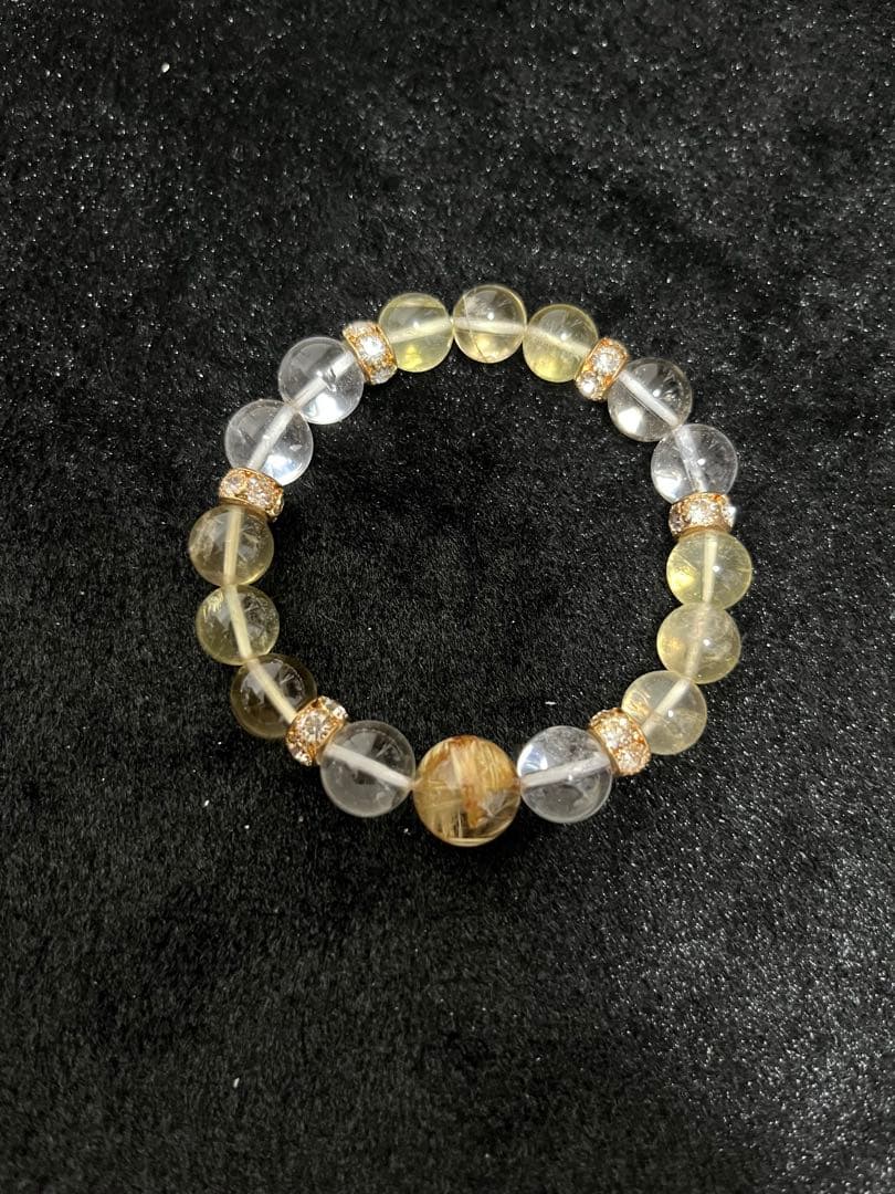 タイチンルチル シトリン ブレスレット