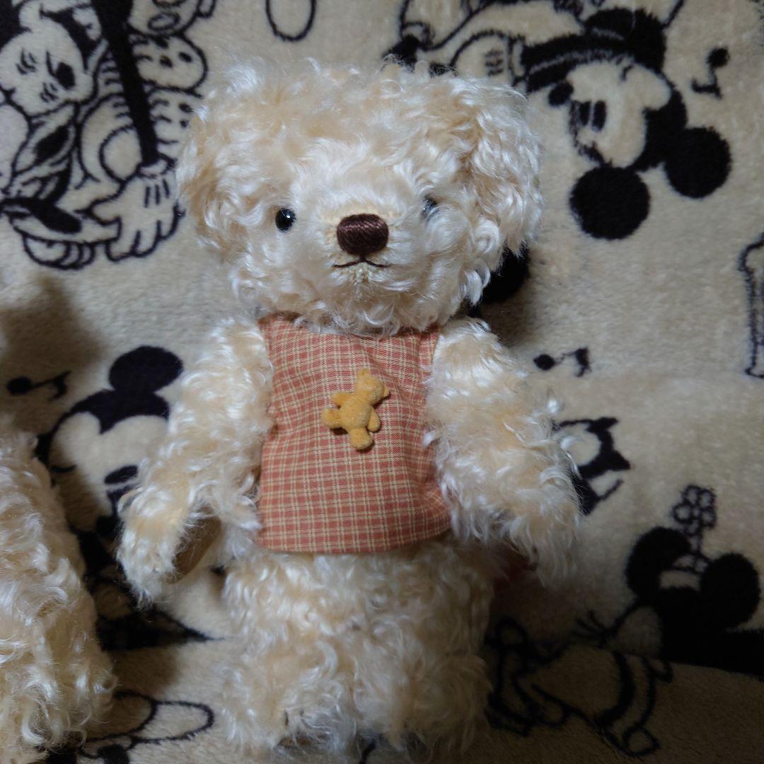 テディベア　作家　ウサ耳帽子付き