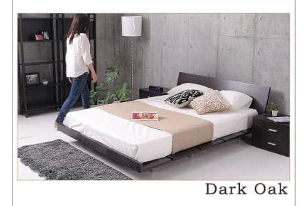 CASA HILS カーサヒルズzen 組み立て ローベッド黒ブラック