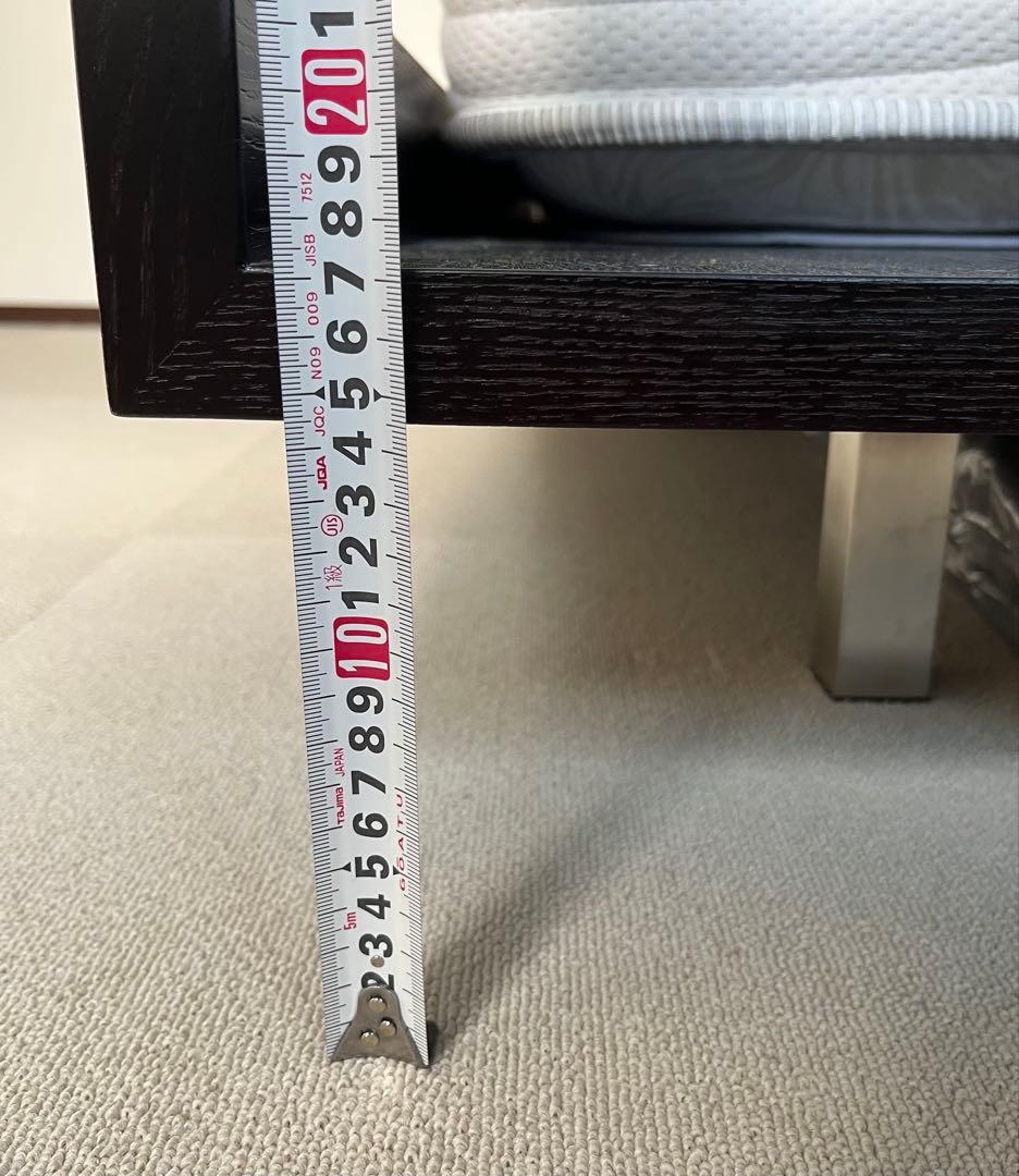 CASA HILS カーサヒルズzen 組み立て ローベッド黒ブラック