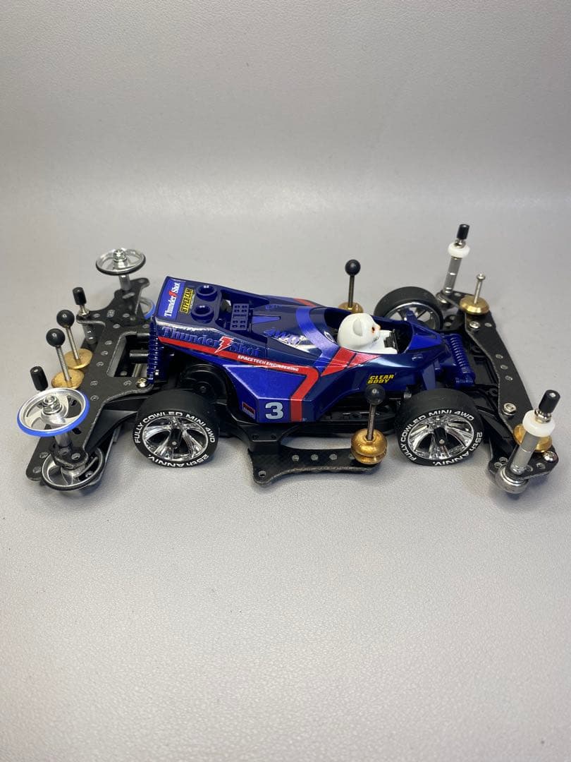 し　基本の改造がされたミニ四駆。改造例や部品取り等に。NO.500