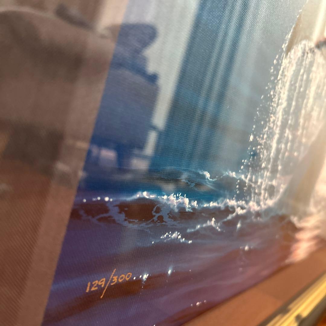 ラッセン　エンシャントミステリー　本人金ペンサイン 版画