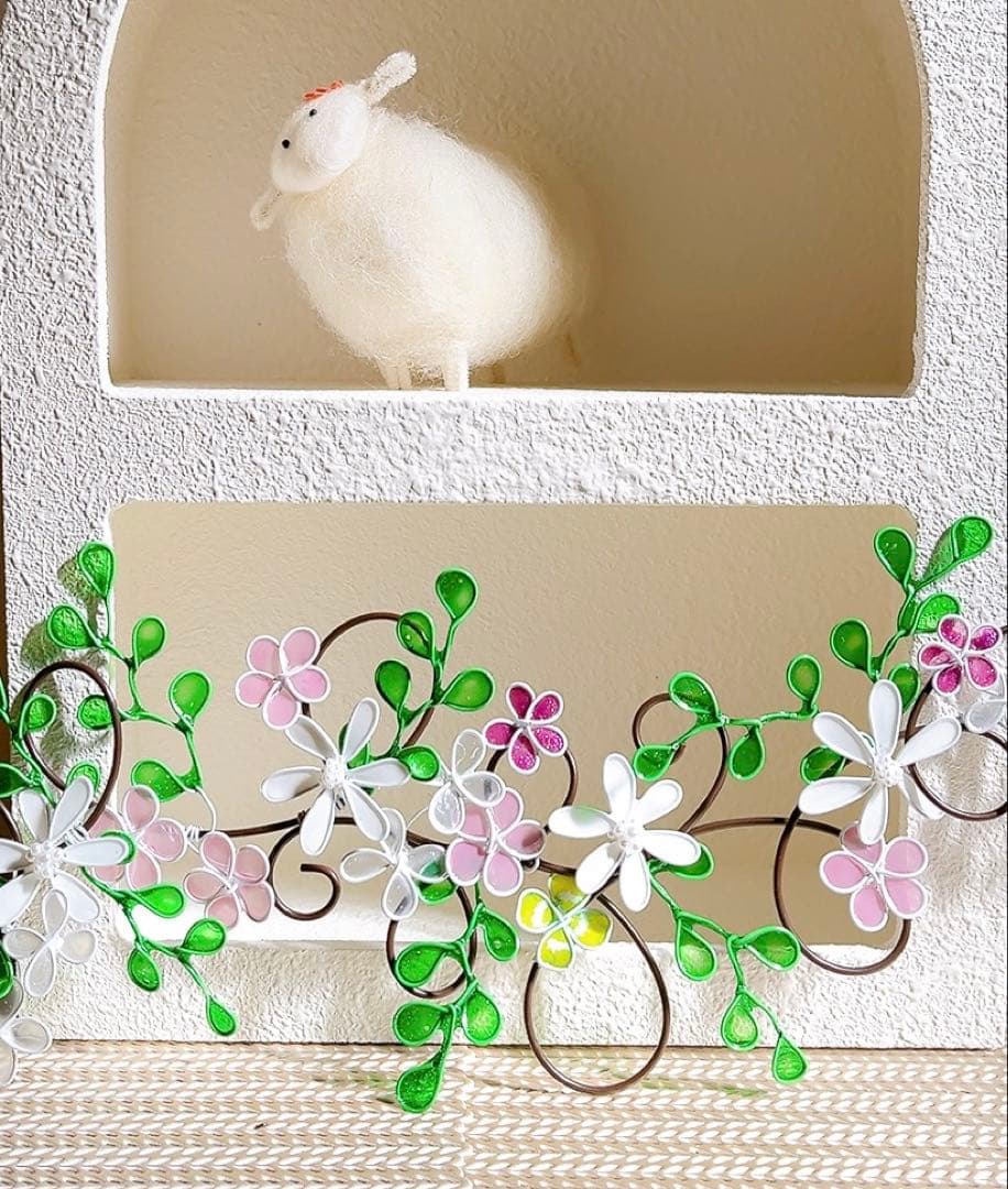 ワイヤークラフト、シマエナガちゃんのリース