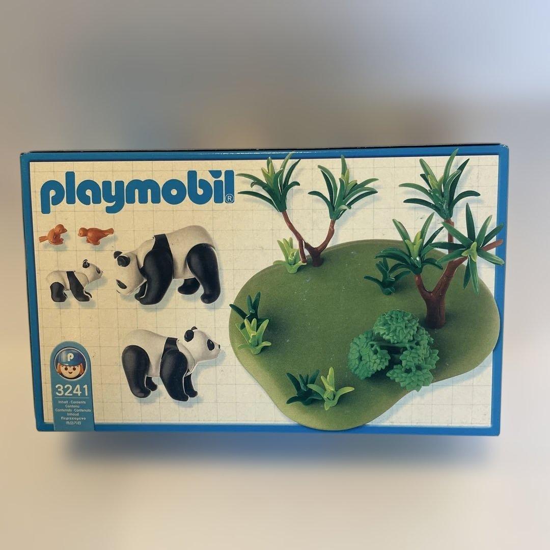 激レア Playmobil 3241 パンダの家族 プレイモービル 未開封
