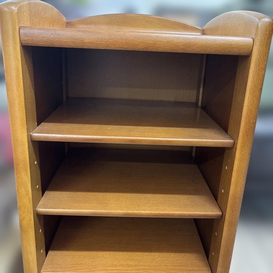 【karimoku／カリモク】 ラタン 5段 シューズラック・スリッパラック