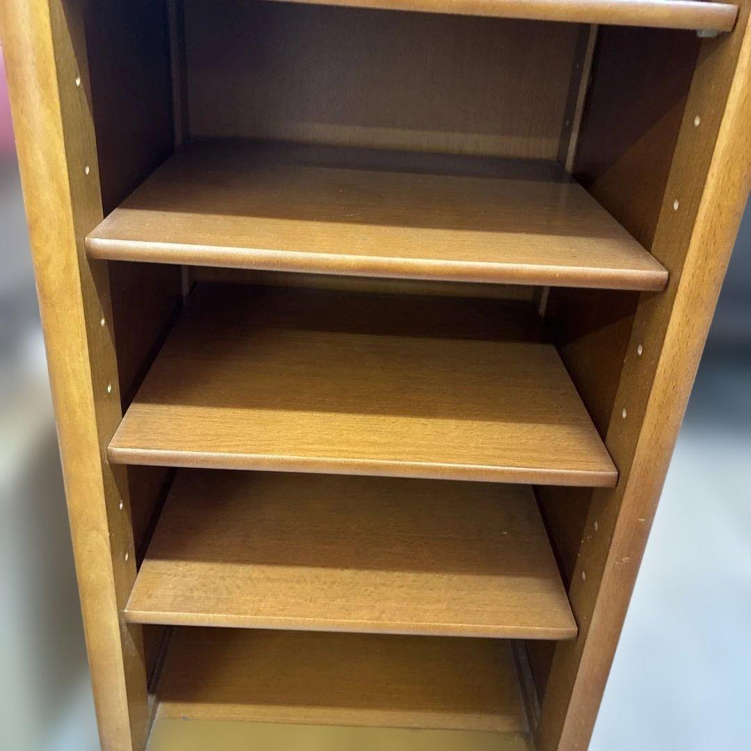 【karimoku／カリモク】 ラタン 5段 シューズラック・スリッパラック