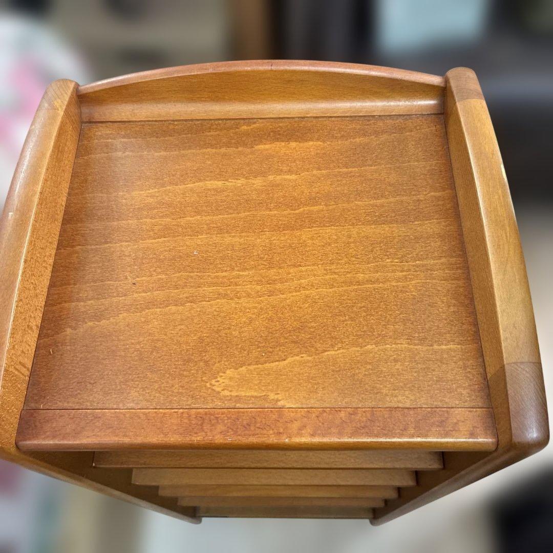 【karimoku／カリモク】 ラタン 5段 シューズラック・スリッパラック