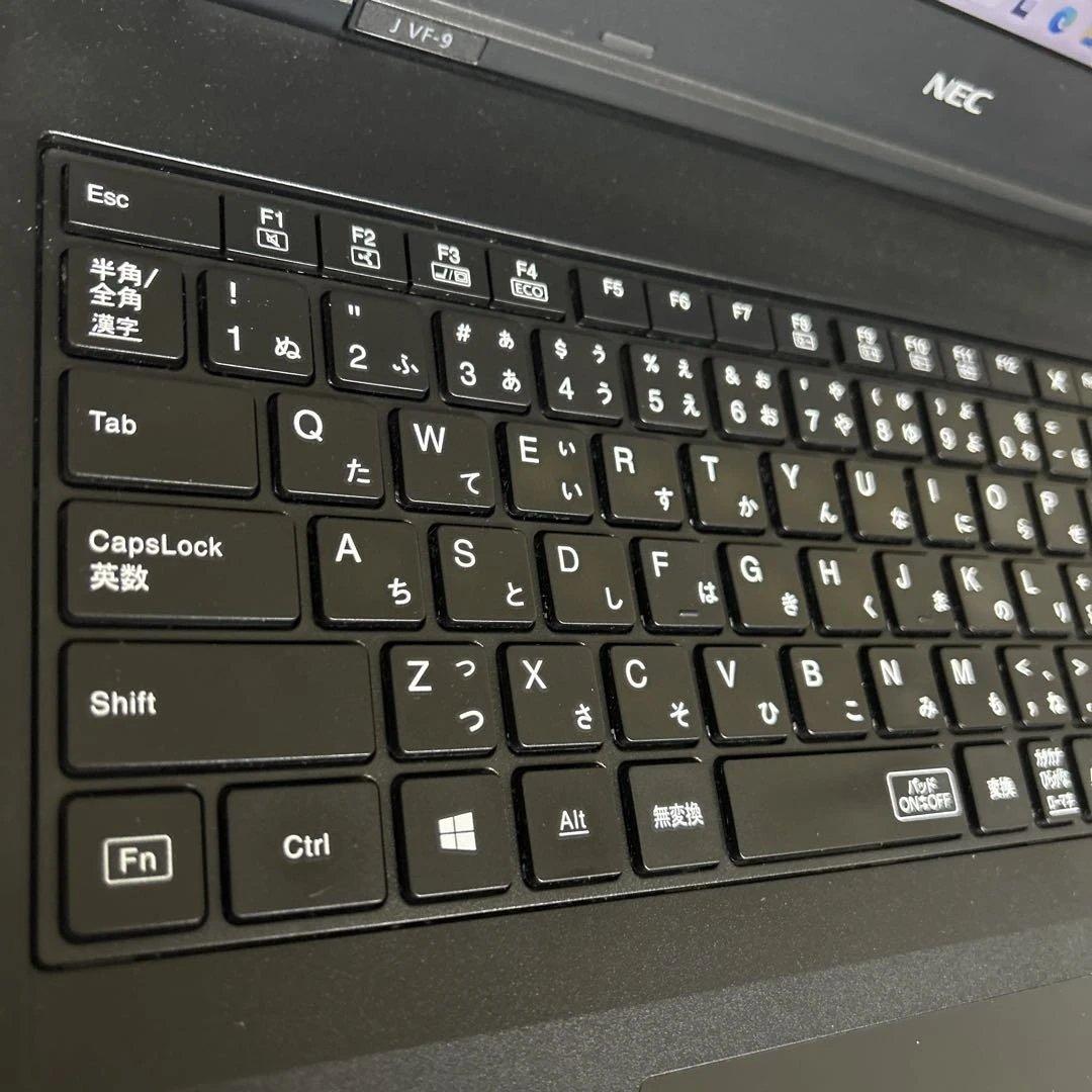NEC ノートパソコン　使用頻度少　美品